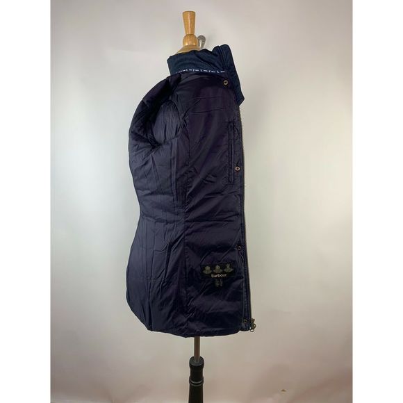 Barbour Goldfinch Blue Quilted Womans Jacket - Picture 10 of 13